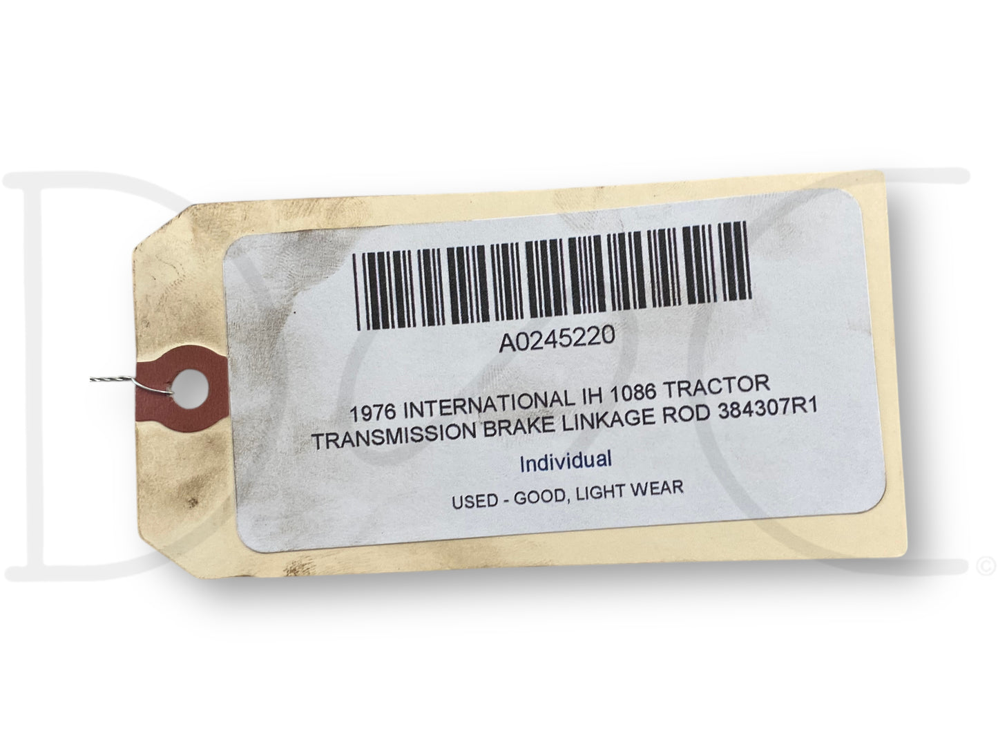 1976 International IH 1086 Tractor Transmission Brake Linkage Rod 384307R1
