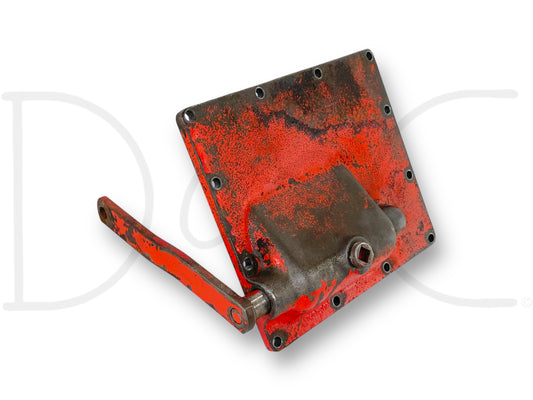 1976 International IH 1086 Tractor Transmission Brake Lever & Cover 384077R11