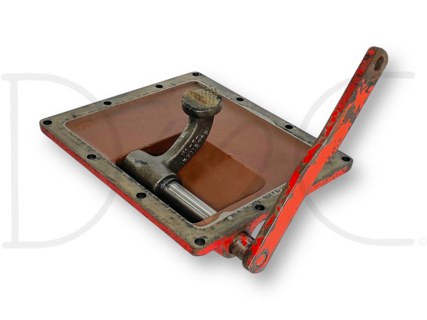 1976 International IH 1086 Tractor Transmission Brake Lever & Cover 384077R11