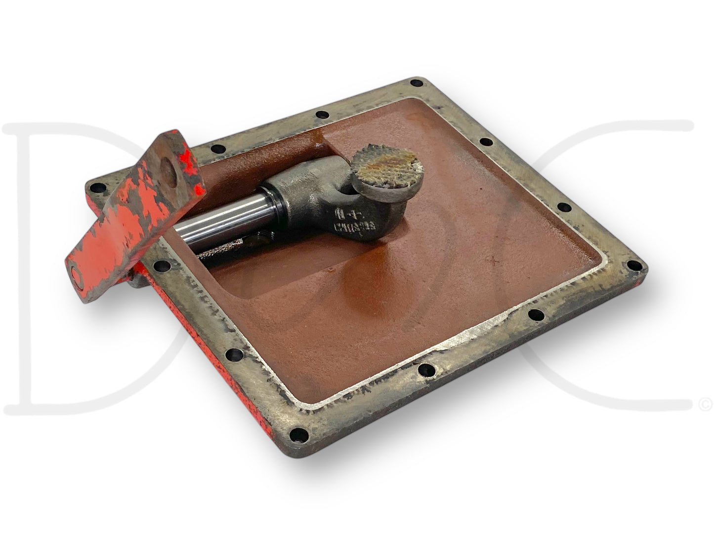 1976 International IH 1086 Tractor Transmission Brake Lever & Cover 384077R11