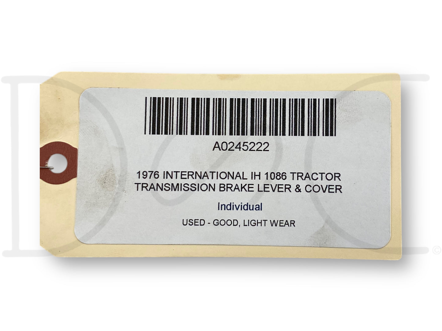 1976 International IH 1086 Tractor Transmission Brake Lever & Cover 384077R11