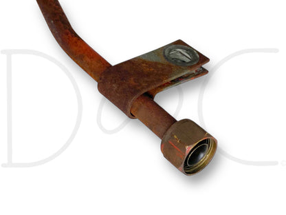 International IH 1086 Tractor Dt414 Turbo Oil Pressure Supply Tube 690404C91