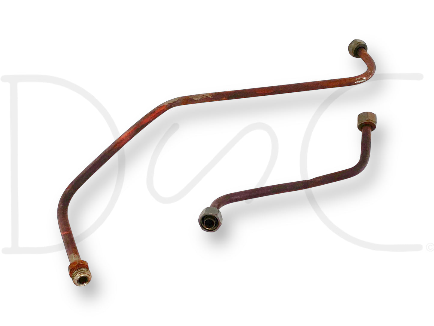 1976 International IH 1086 Tractor Coolant Filter Inlet & Outlet Line Tube Set