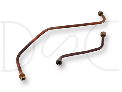 1976 International IH 1086 Tractor Coolant Filter Inlet & Outlet Line Tube Set