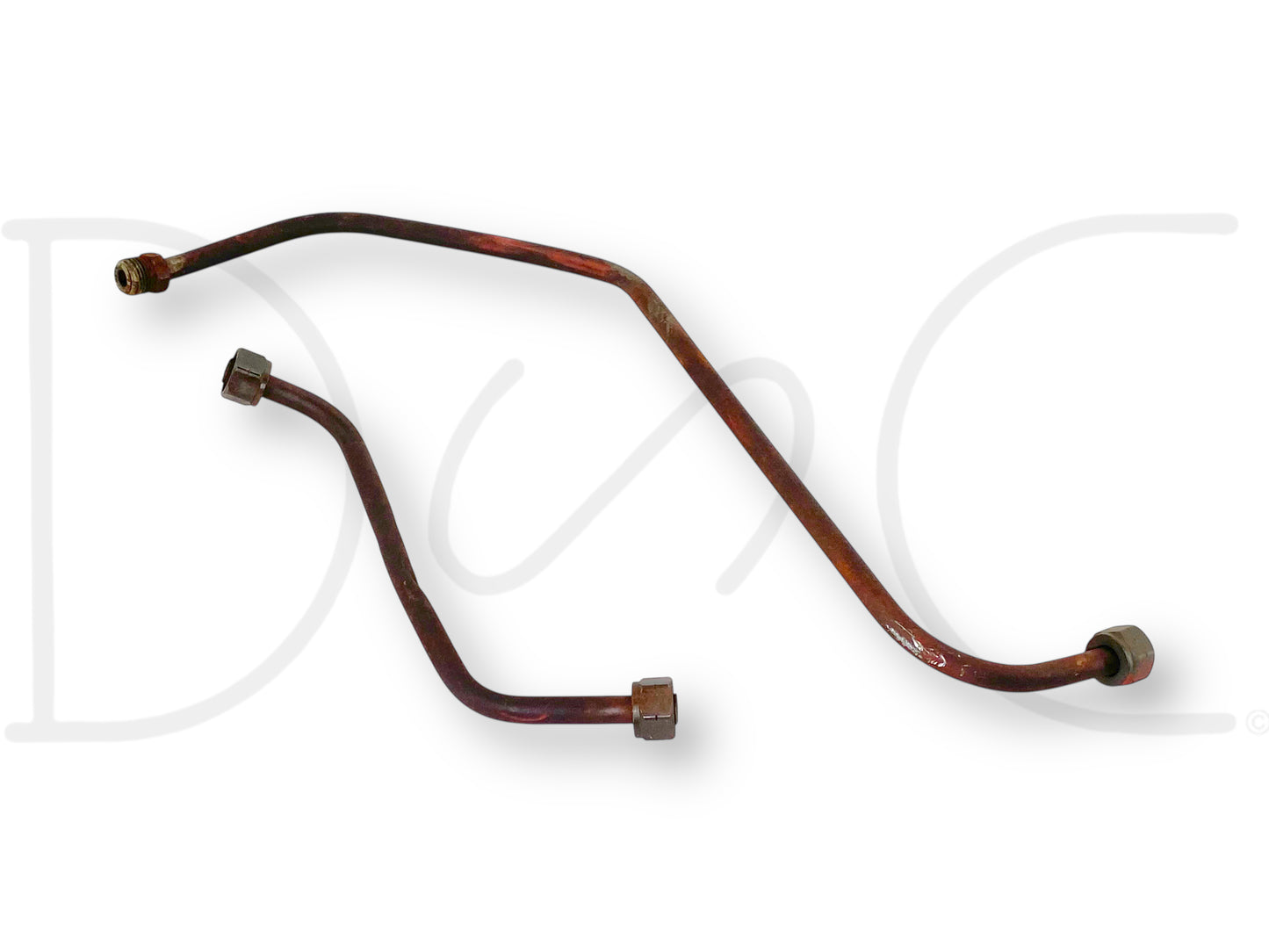 1976 International IH 1086 Tractor Coolant Filter Inlet & Outlet Line Tube Set