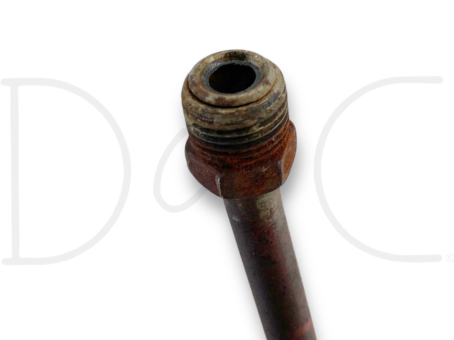 1976 International IH 1086 Tractor Coolant Filter Inlet & Outlet Line Tube Set