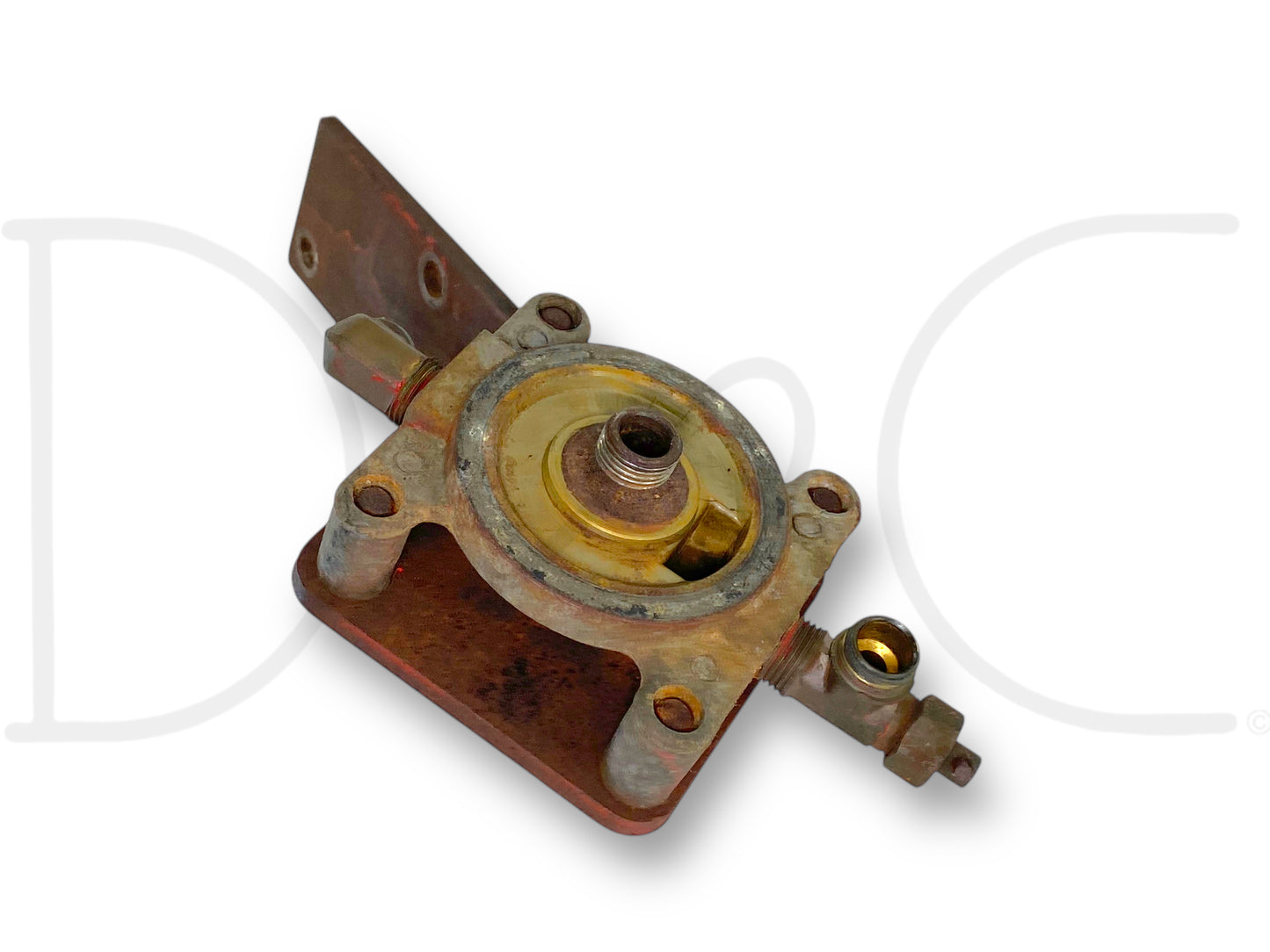 1976 International IH 1086 Tractor Coolant Water Filter Base & Bracket 427446C1