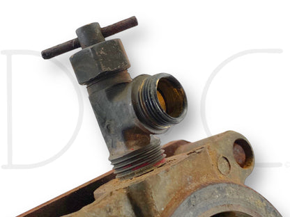 1976 International IH 1086 Tractor Coolant Water Filter Base & Bracket 427446C1