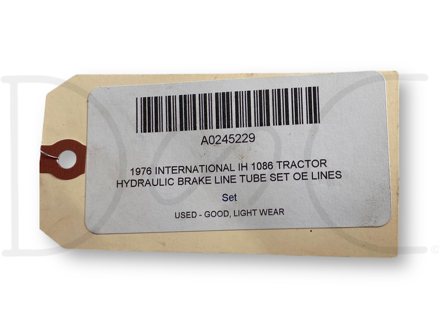 1976 International IH 1086 Tractor Hydraulic Brake Line Tube Set OE Lines Tubes