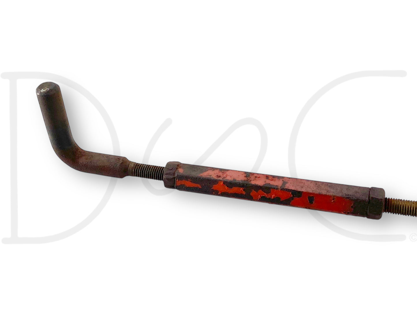 International IH 1086 Tractor Torque Amplifier Control Cable W/ Bracket 120003C2