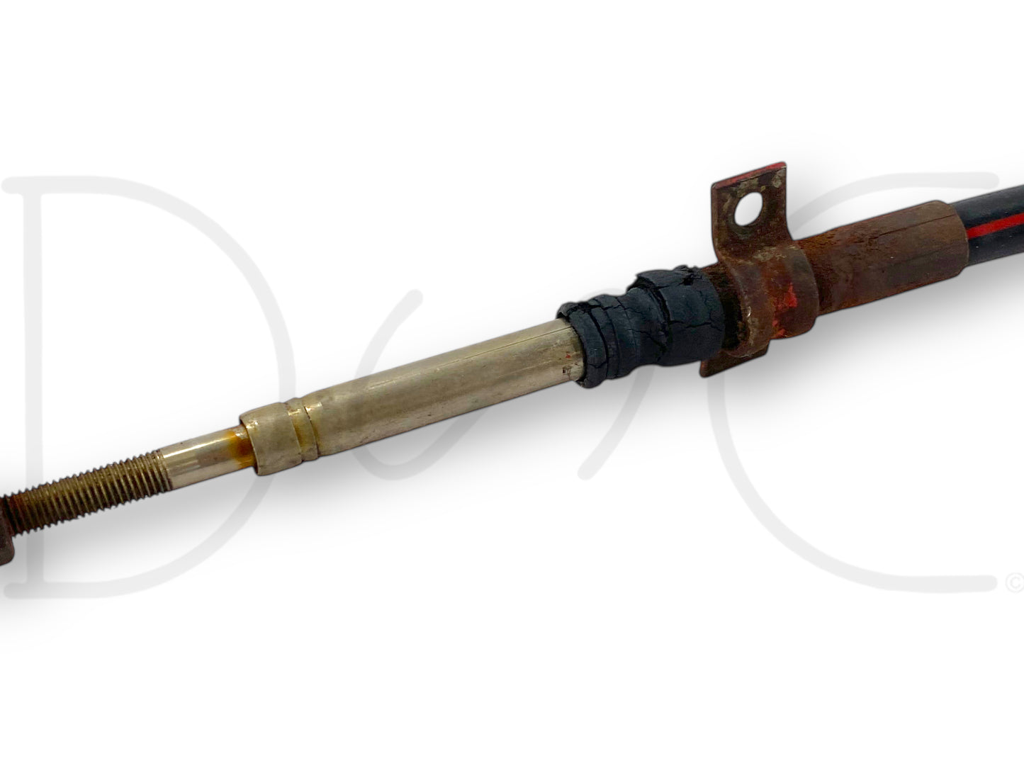 International IH 1086 Tractor Torque Amplifier Control Cable W/ Bracket 120003C2