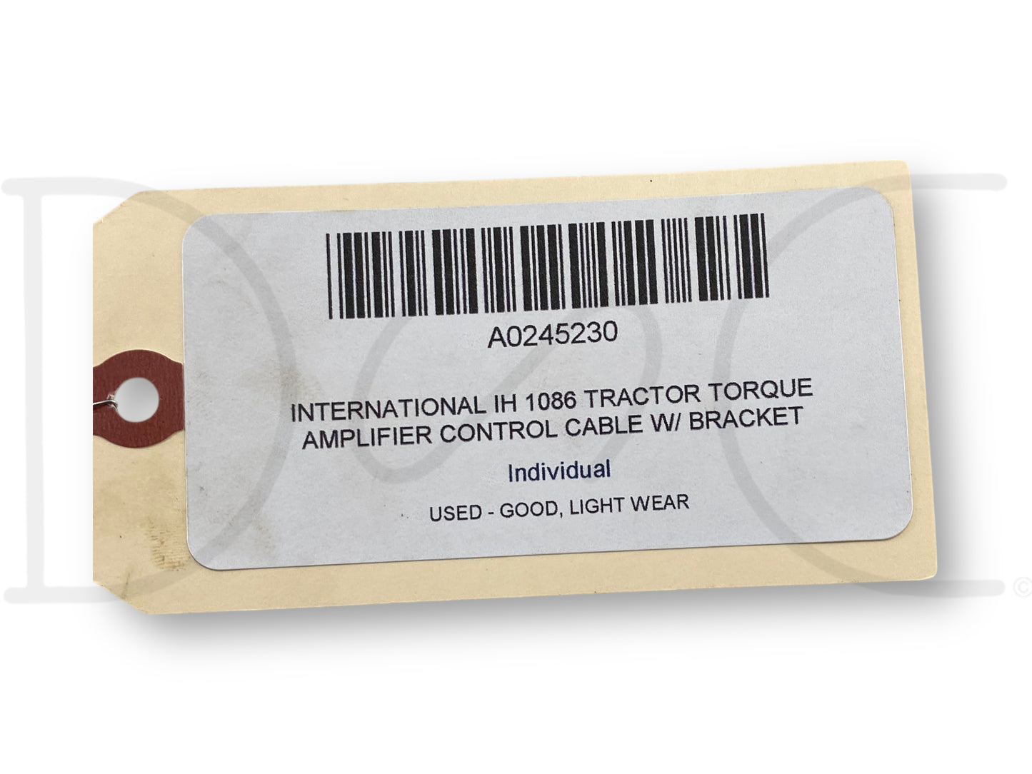 International IH 1086 Tractor Torque Amplifier Control Cable W/ Bracket 120003C2