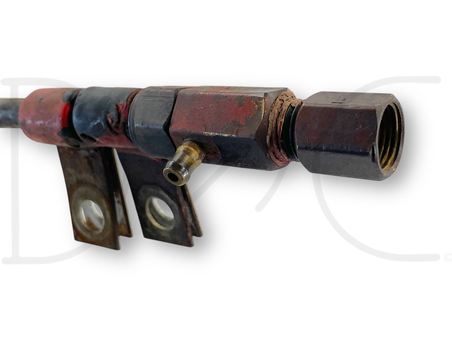 1976 International IH 1086 Tractor Injection Pump Fuel Return Line Tube Set