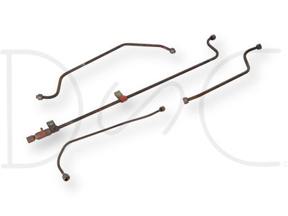 1976 International IH 1086 Tractor Injection Pump Fuel Return Line Tube Set