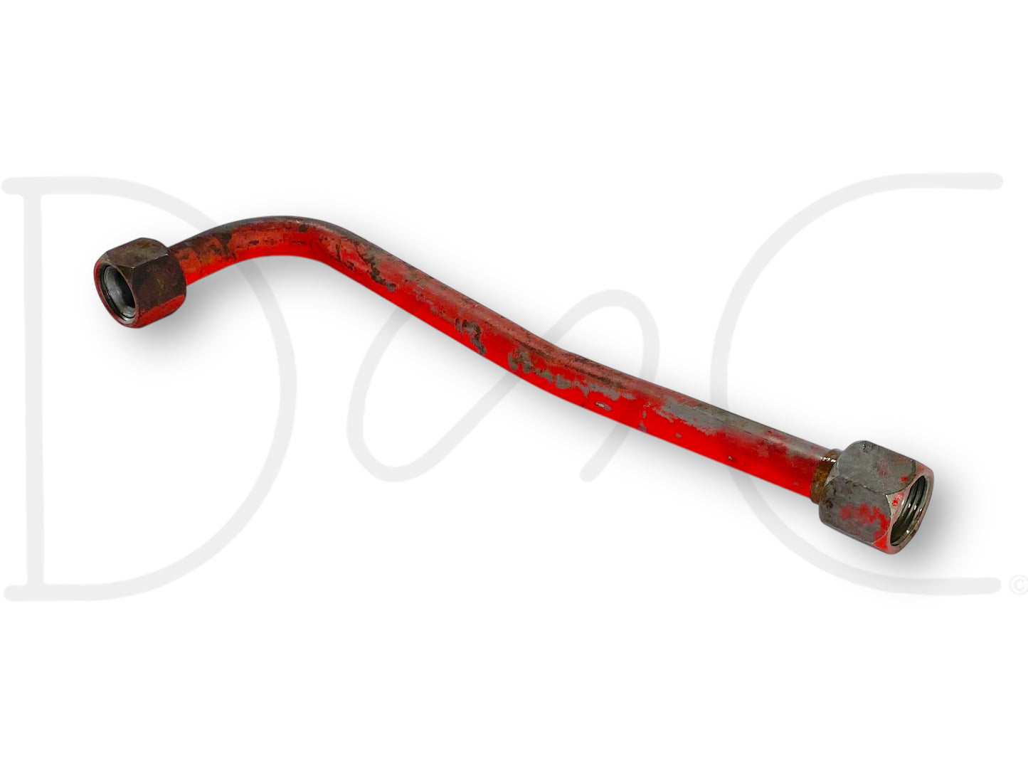 1976 International IH 1086 Tractor Aux Valve Hydraulic Return Tube 104629C1