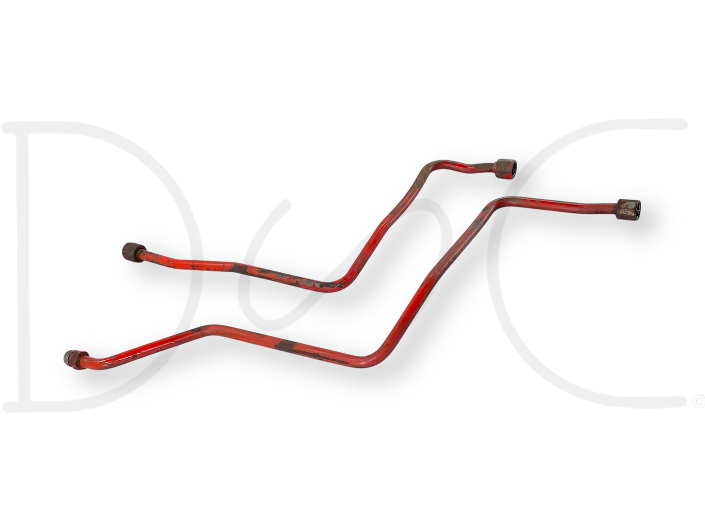 International IH 1086 Tractor Power Steering Pressure & Return Line Tube Set