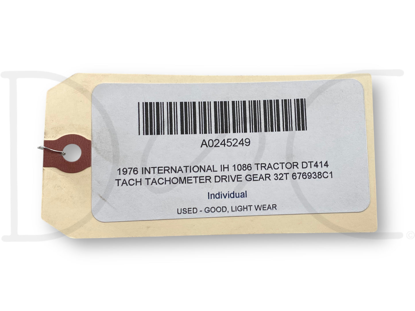 1976 International IH 1086 Tractor Dt414 Tach Tachometer Drive Gear 32T 676938C1