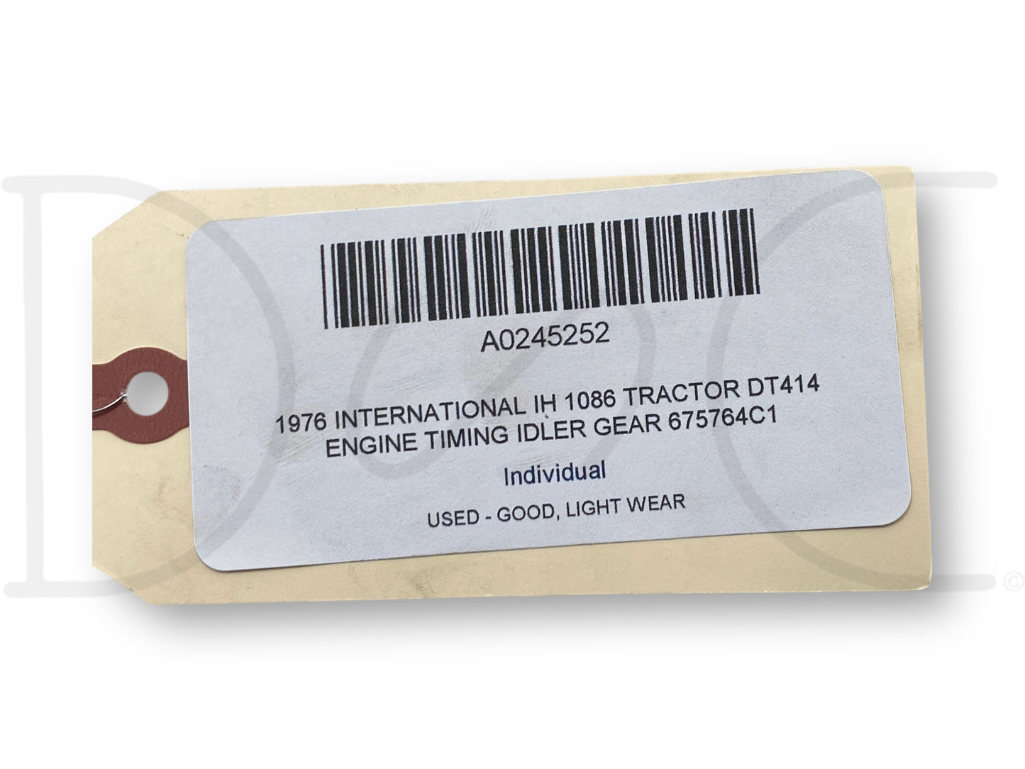 1976 International IH 1086 Tractor Dt414 Engine Timing Idler Gear 675764C1