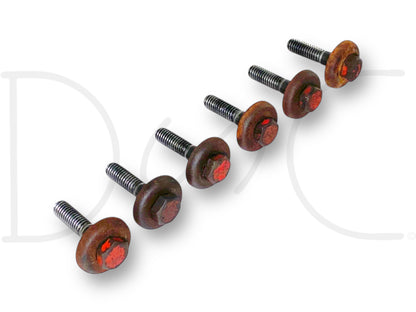 1976 International IH 1086 Tractor Dt414 Valve Cover Bolt Set (6) Bolts