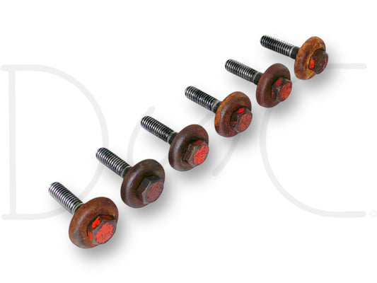 1976 International IH 1086 Tractor Dt414 Valve Cover Bolt Set (6) Bolts