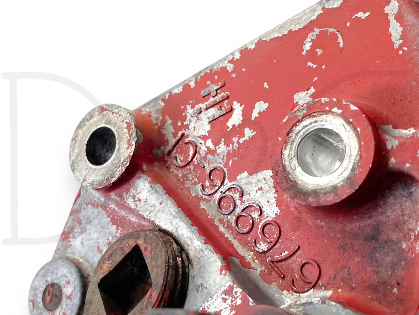 1976 International IH 1086 Tractor Fuel Injection Pump Mount Plate 676996C1