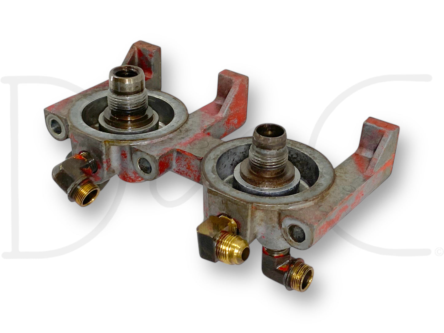 1976 International IH 1086 Tractor Diesel Fuel Filter Head 676143C1