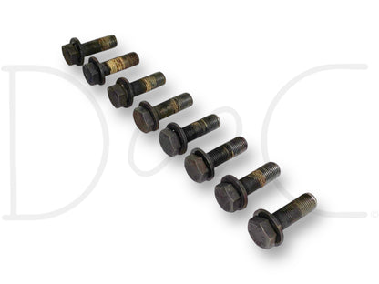 1976 International IH 1086 Tractor Dt414 Flywheel To Crankshaft Bolt Set (8)