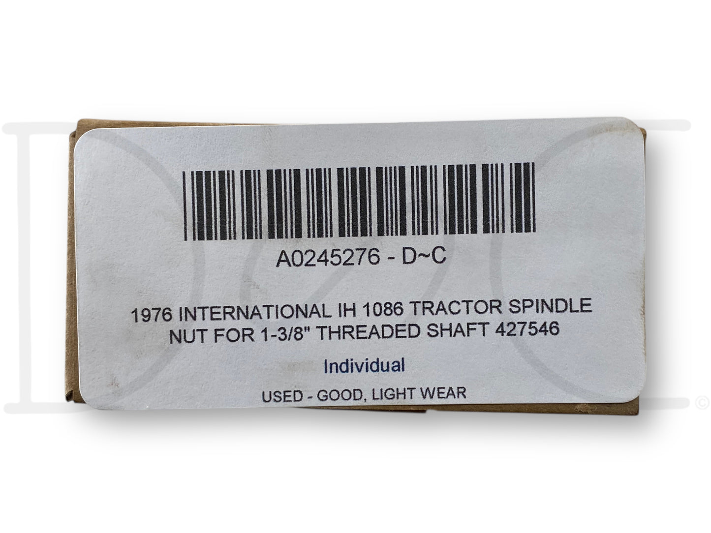1976 International IH 1086 Tractor Spindle Nut For 1-3/8" Threaded Shaft 427546