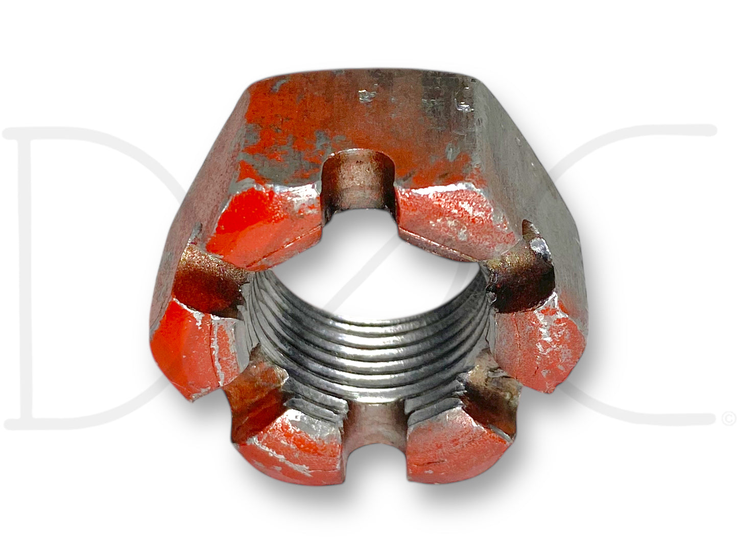 1976 International IH 1086 Tractor Front Wheel Hub Castle Nut 427645