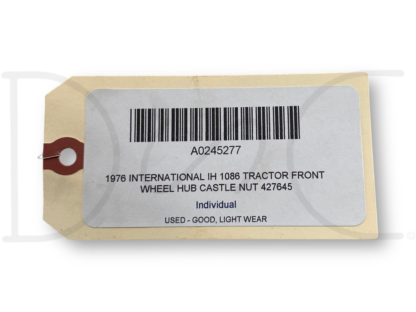 1976 International IH 1086 Tractor Front Wheel Hub Castle Nut 427645