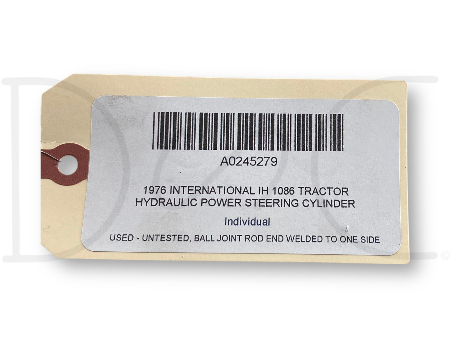 1976 International IH 1086 Tractor Hydraulic Power Steering Cylinder 63864C92