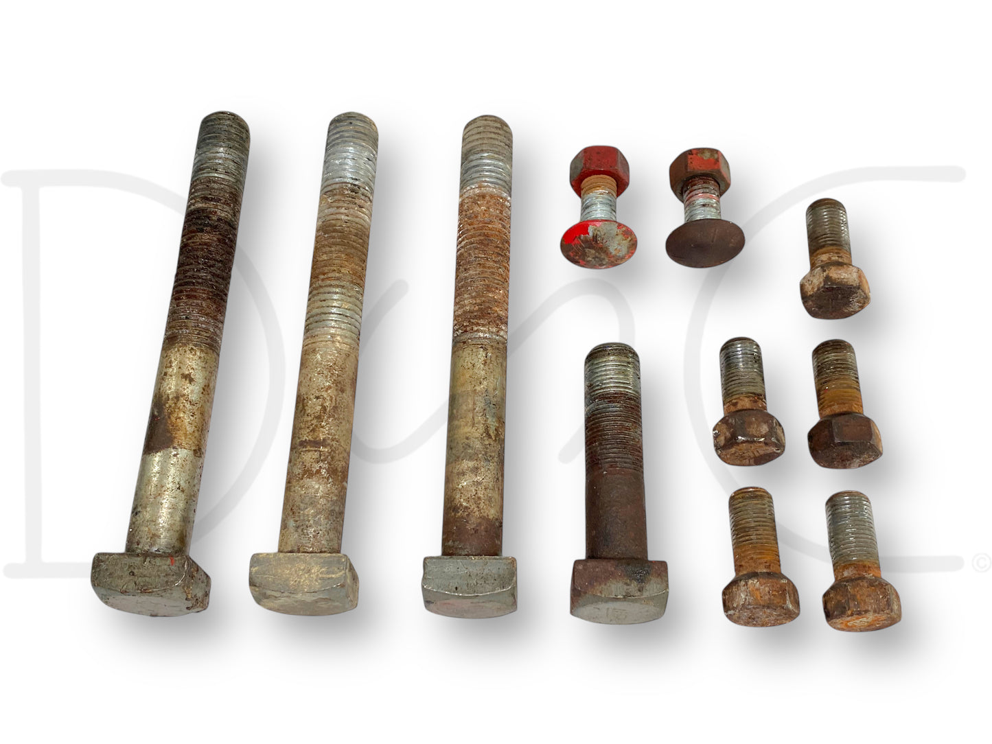 1976 International IH 1086 Tractor Misc Hardware Lot Bolts Washers Bushings Pins