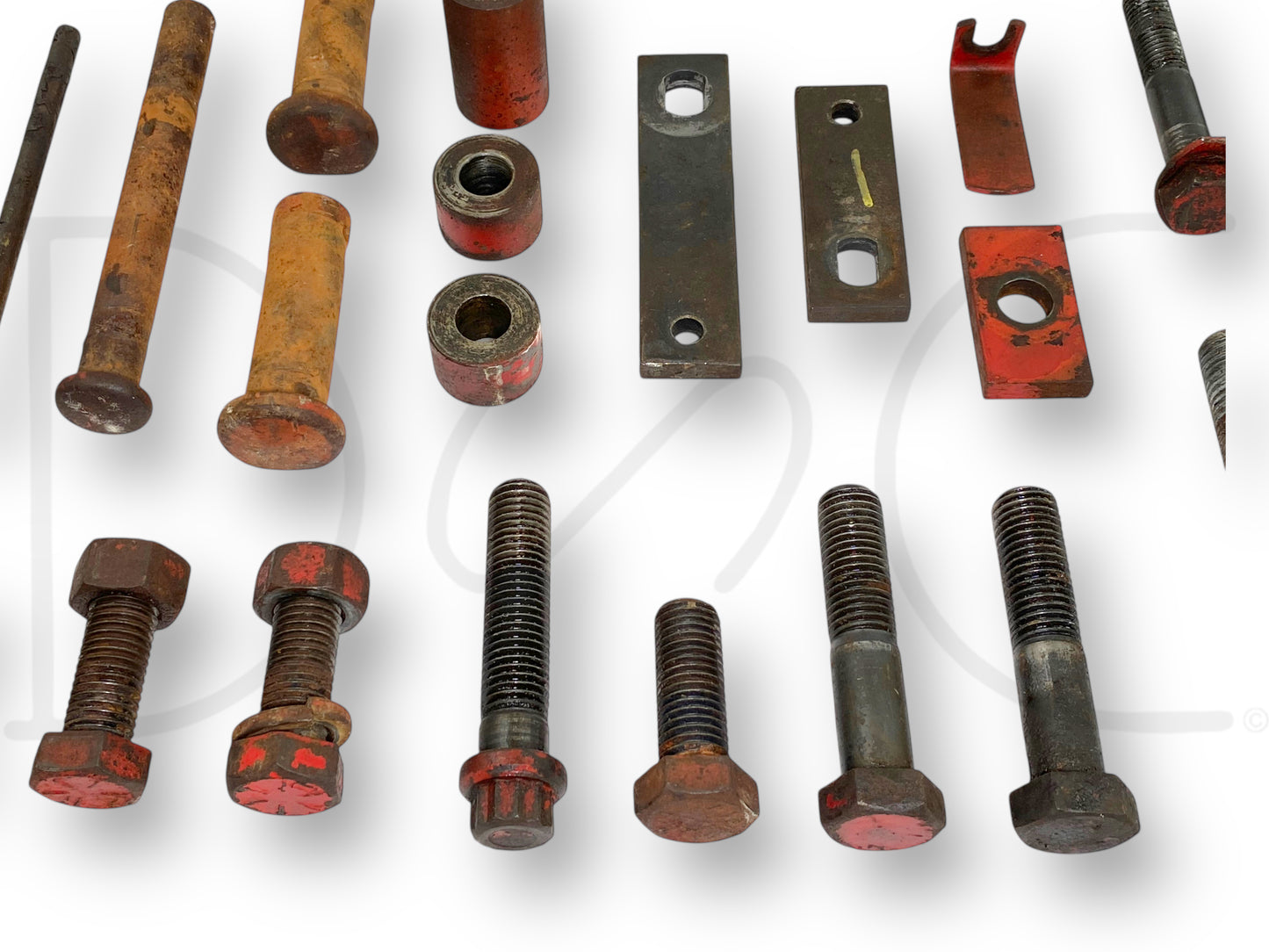 1976 International IH 1086 Tractor Misc Hardware Lot Bolts Washers Bushings Pins