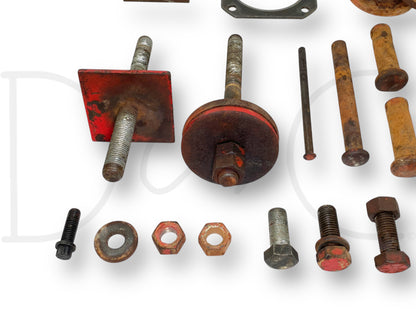 1976 International IH 1086 Tractor Misc Hardware Lot Bolts Washers Bushings Pins