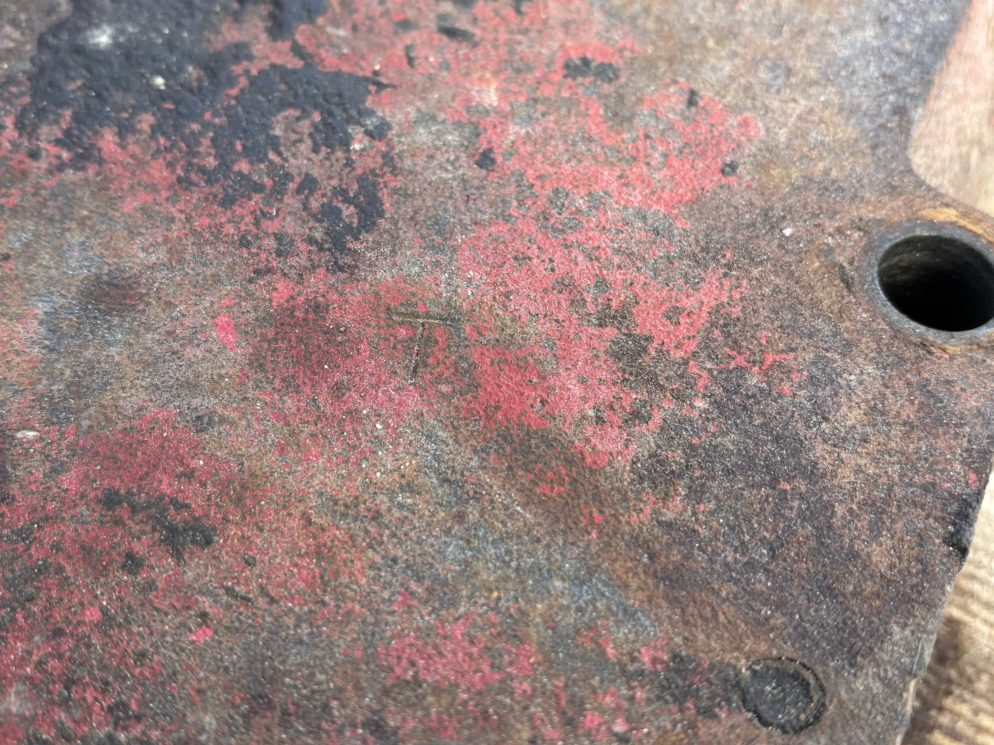 1976 International IH 1086 Tractor Rear Frame Top Rockshaft Cover 1259630C91