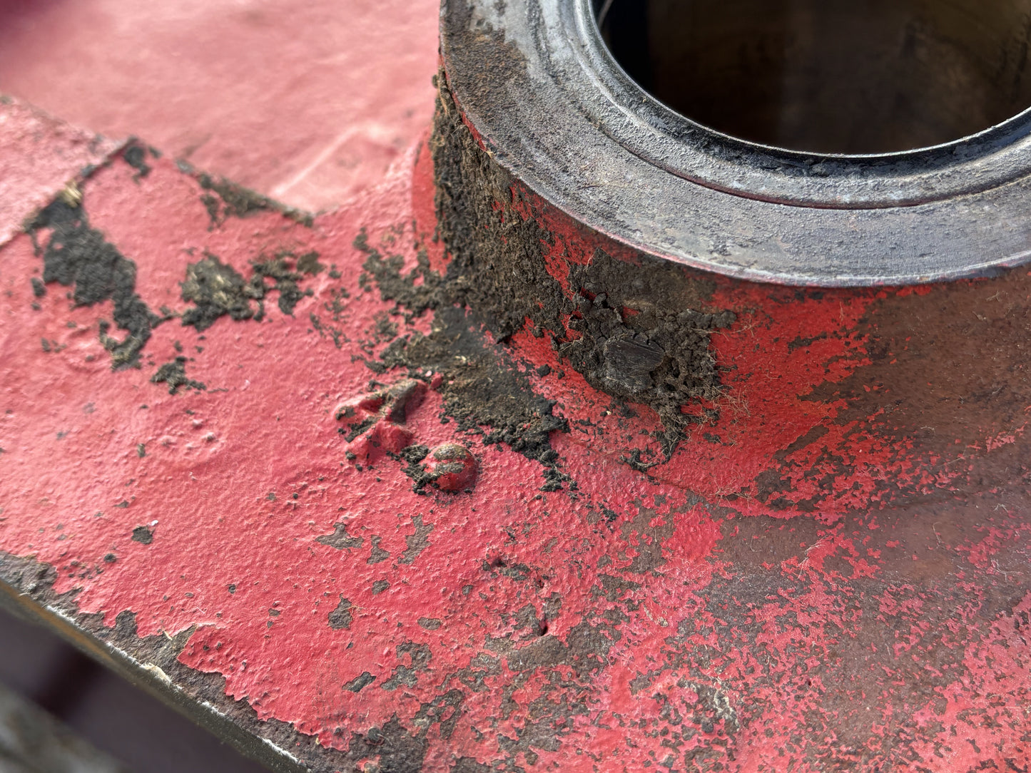 1976 International IH 1086 Tractor Rear Frame Top Rockshaft Cover 1259630C91