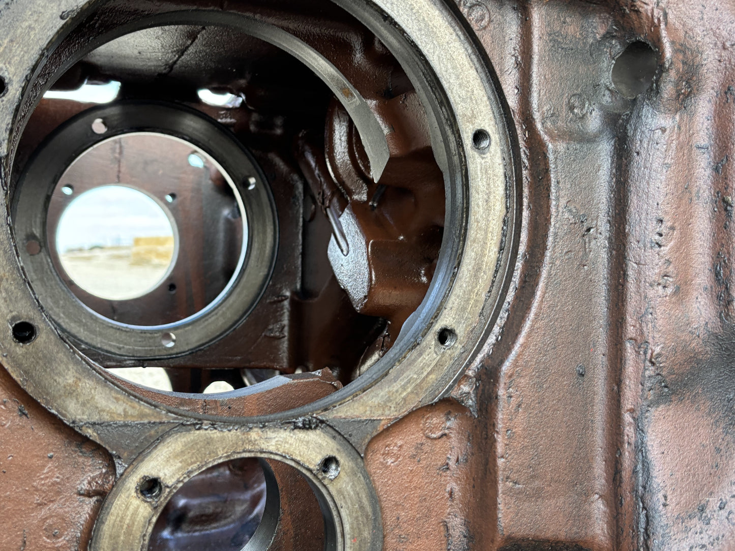 1976 International IH 1086 Tractor Clutch Housing 139156C93 71831C91