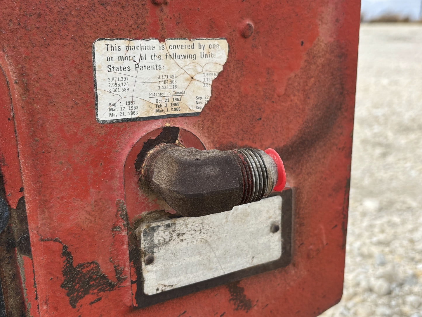 1976 International IH 1086 Tractor Transmission Rear Frame Housing 127910C91