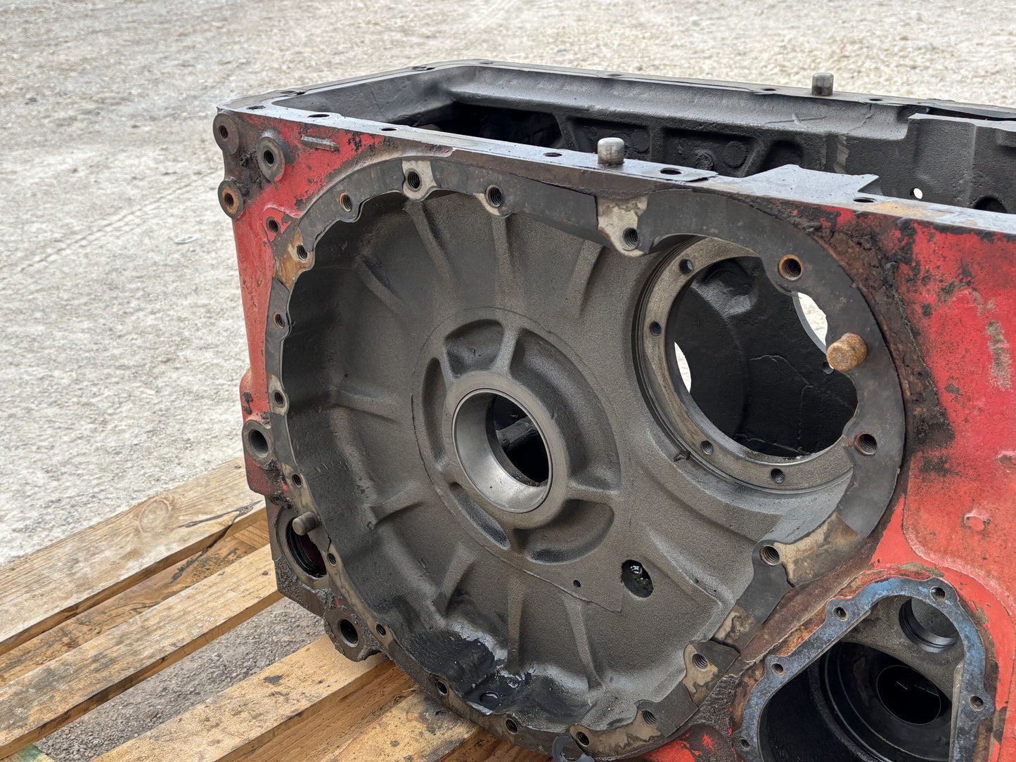 1976 International IH 1086 Tractor Transmission Rear Frame Housing 127910C91