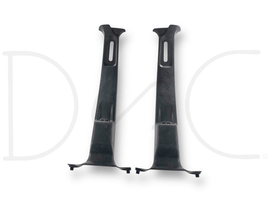 03-07 Ford F250 F350 Crew Cab B-Pillar Trim Panel Set Left Right Black OEM