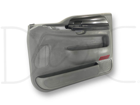 99-07 Ford F250 F350 Sport RH Right Passenger Front Door Panel Gray Carbon