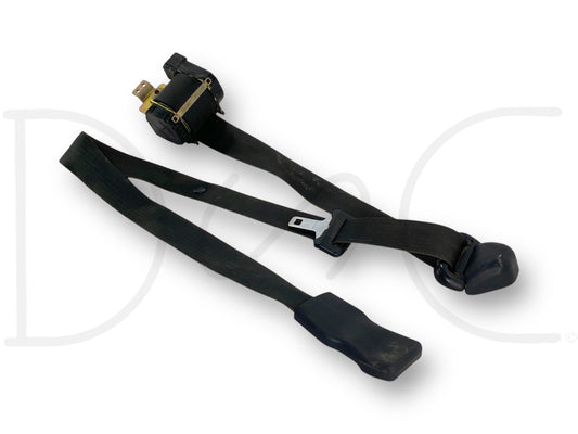 05-07 Ford F250 F350 LH Left Driver Front Seat Belt Seatbelt Black OE