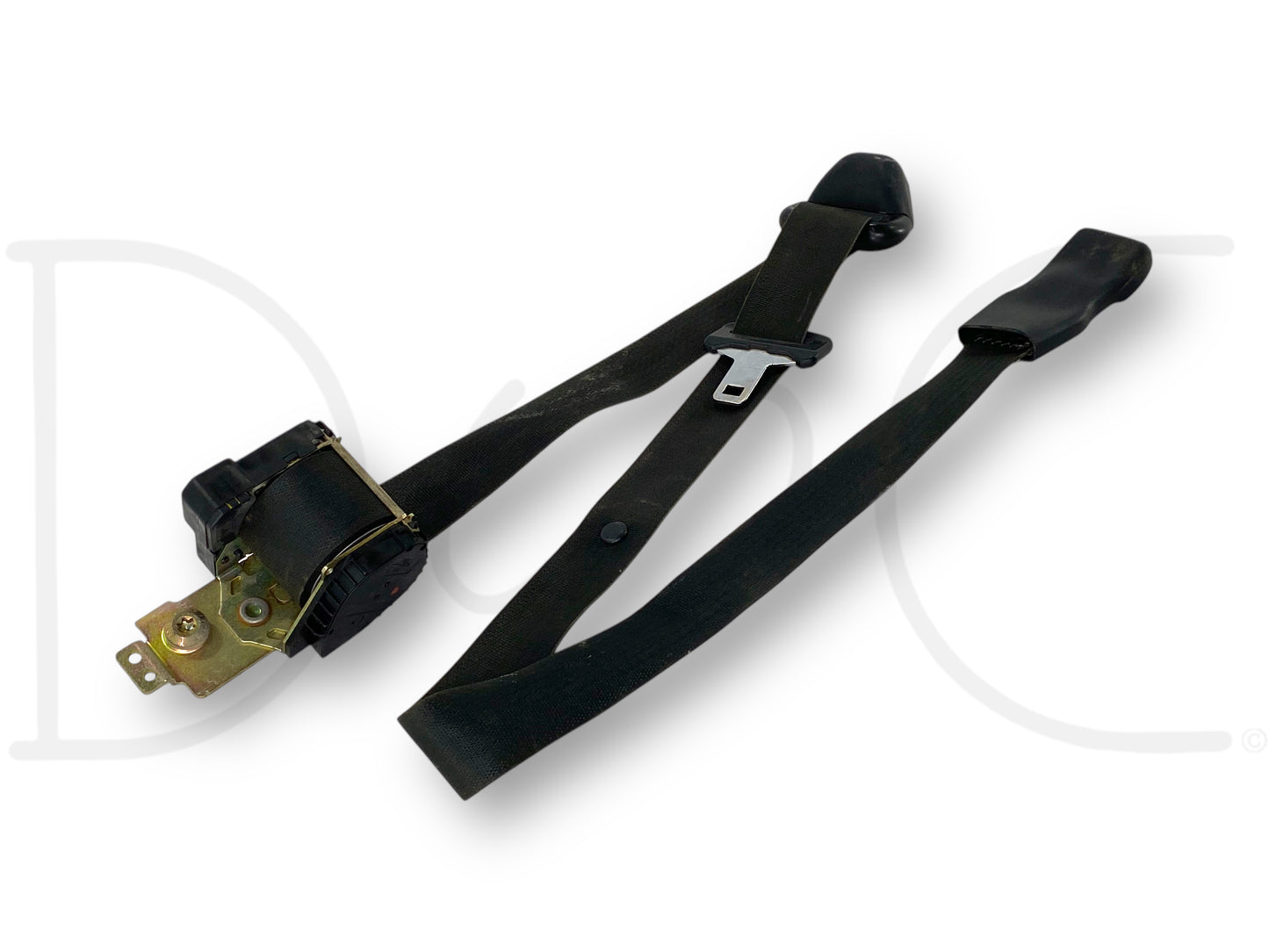05-07 Ford F250 F350 LH Left Driver Front Seat Belt Seatbelt Black OE