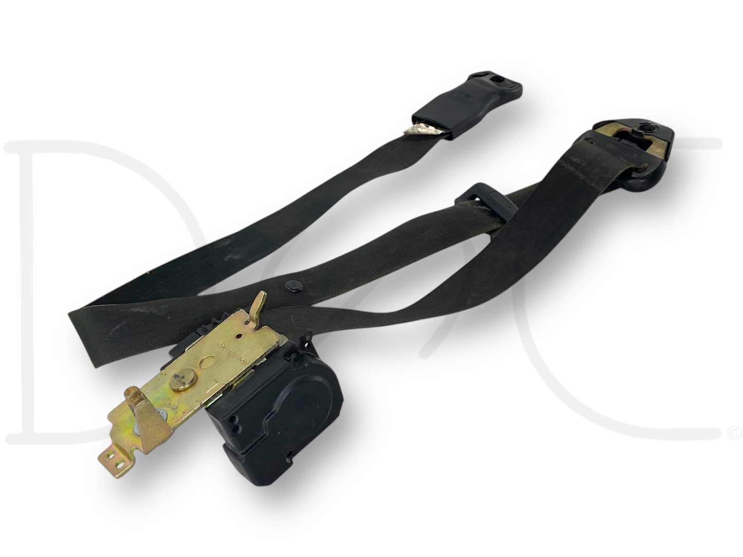 05-07 Ford F250 F350 LH Left Driver Front Seat Belt Seatbelt Black OE