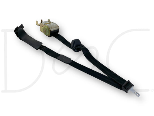05-07 Ford F250 F350 LH Left Driver Rear Seat Belt Seatbelt Black OE