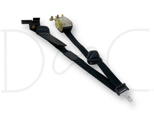05-07 Ford F250 F350 RH Right Passenger Rear Seat Belt Seatbelt Black OE