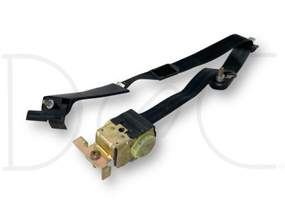 05-07 Ford F250 F350 RH Right Passenger Rear Seat Belt Seatbelt Black OE