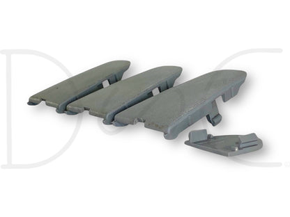 99-07 Ford F250 F350 Super Duty Dashboard Dash Bolt Cover Trim Set Gray OE