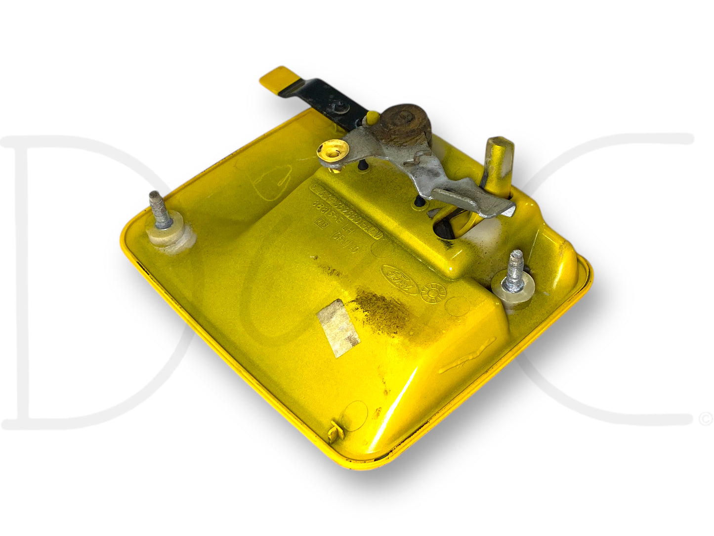 99-07 Ford F250 F350 LH Left Driver Rear Door Handle D6 Yellow *Blem*