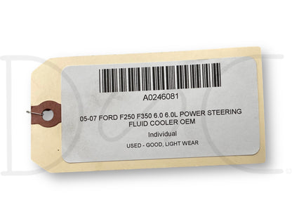 05-07 Ford F250 F350 6.0 6.0L Power Steering Fluid Cooler OEM
